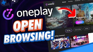 OnePlay Cloud Gaming is OPEN for GUESTS to BROWSE