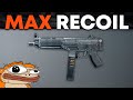 max recoil, max rpm, minimum damage