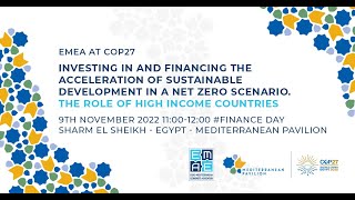 EMEA at COP27: The role of high income countries
