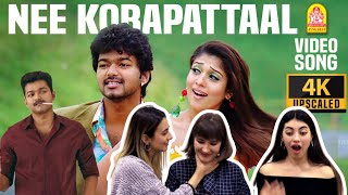 Nee Kobapattal Naanum Video Songs Reaction by foreigners | Thalapathy Vijay | Villu Movie |