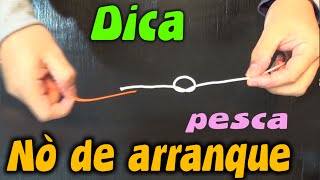 Dicas de Nós de PESCA:   Nó ÚNICO  para arranque de pesca de praia ✱ Dica de pesca