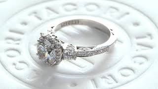 Tacori 2623RDMDP Dantela Engagement Ring