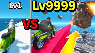 【GTA5】Lv9999の無限に隕石が降ってくる超鬼畜ステージを生き残ってクリアできるか？チートステージチャレンジ【Mrすまない】【グラセフ】