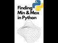 Finding Min & Max in the #list in #python