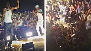 Wiz Khalifa and Snoop Dogg Get Sued by 17 Concertgoers for Collapsed Railing Incident.