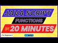 JavaScript Functions explained | For complete beginners