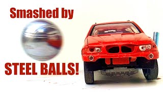EXPERIMENT: RC BMW X5  vs WRECKING BALL