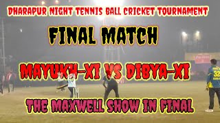 Dharapur Night tennis ball cricket tournament FINAL MATCH @Cricketwithsimanta26 #suscribe