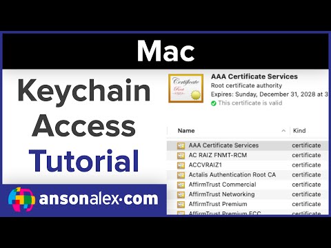 Keychain Access on Mac OS X - Tutorial and Introduction Keychain Access on Mac OS X - Tutorial and Introduction