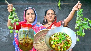 কিভাবে বাড়িতেই বানাবেন কাঁচা আমড়ার ঝাল কাসুন্দি আচার | Homemade Hog Plum Kashundi Achar recipe