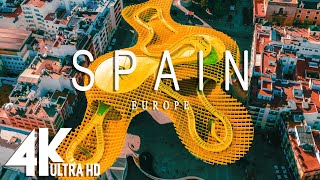 FLYING OVER SPAIN ( 4K UHD ) - Relaxing Music Along With Beautiful Nature Videos 4K Video Ultra HD