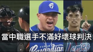 大飆髒話？乾脆不投？那些中職選手不滿「好壞球」判決的火爆場面