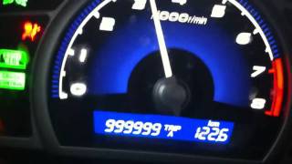 2006 Honda Civic passing 1,000,000 km