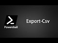 【Powershell】Export-Csv
