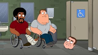 Family Guy - Joe Shouts at a Disabled Person