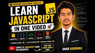🚀 JavaScript Fundamentals for Beginners | Frontend Development Series #part3 #javascript #viralvideo