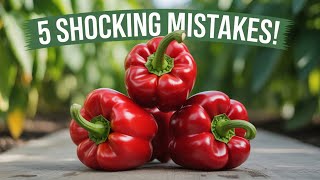 AVOID These 5 PEPPER Growing Mistakes!