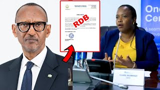 VIDEO🚨Clare AKAMANZI WA RDB AKOREYE AGASHYA H.E P.KAGAME NYUMA YO KUMUSEBYA MUNAMA Y'UMUSHYIKIRANO!