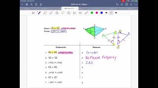 Overlapping Triangles Proof 1