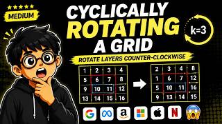 Cyclically Rotating a Grid | LeetCode 1914
