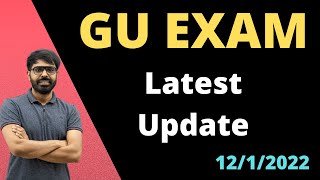 Gujarat University Latest Update | About Examination | 12/1/2022 | For All GU Students..