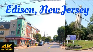 Edison, New Jersey - 4K Dash Tour