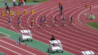 H30　千葉県総体３支部予選　女子100m　12組