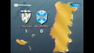 União da Madeira 1-0 Belenenses  Época 89/90