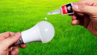 Just Put Super Glue on the Led Bulb and you will be Amazed | 2 Methods DIY