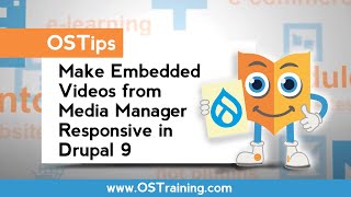 How To Make Embedded Videos From Media Manager Responsive in Drupal 9