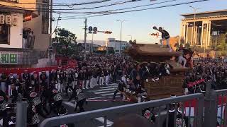 令和5年だんじり祭り　曳き出し　カンカン場　本町