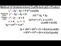 Differential Equation - 2nd Order (48 of 54) Method of Undetermined Coefficients: g(t)=Prod.