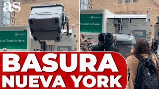 NUEVA YORK ALUCINA con el NUEVO SISTEMA para RECOGER los CONTENEDORES de BASURA: es el de ESPAÑA