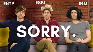 16 Personalities as YouTubers Apologizing