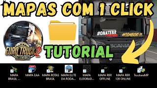 COMO ORGANIZAR VÁRIOS MAPAS E JOGAR COM 1 CLICK! (EURO TRUCK SIMULADOR 2)