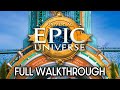 Epic Universe Complete Walkthrough - NEW Universal Studios Theme Park in Orlando, Florida [4K POV]
