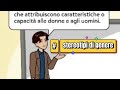 Gli stereotipi di genere e l'uso della lingua e del linguaggio.