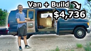 BUDGET VAN TOUR | My Cheap Build for Travelling Cross Country