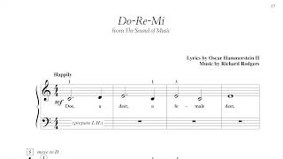 Do Re Mi (page 17, Adult Piano Adventures Popular Book 1)