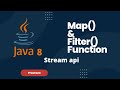 Java 8 stream api | map & filter function| #java #programming