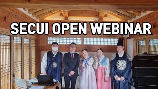 SECUI 1st Open Webinar