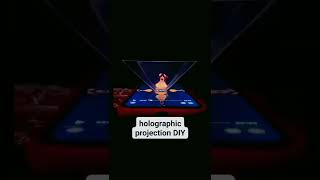 Homemade holographic projection for mobile| life hacks | hacks | craft | facts #hacks #shorts #trend