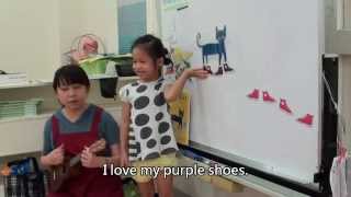 麥米倫幼兒園-美語繪本班-Pet the Cat: I love my white shoes - 歌謠活動