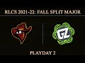 RNG vs GZ | RLCS 2021-22 Fall Split Major | Renegades vs Ground Zero Gaming | 9 December 2021