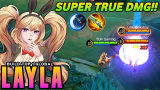 [EPIC COMEBACK!] LAYLA NEW BEST BUILD \u0026 EMBLEMS FOR UNLIMITED WINSTRIKE!! 🔥 - MLBB