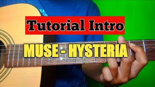 Muse - Hysteria |  Tutorial Intro bass/gitar cepat & mudah dimengerti