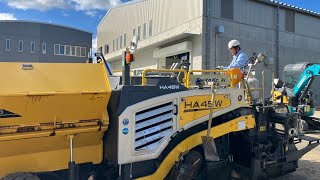 アスファルトフィニッシャー舗装工事　住友【HA45W】Asphalt finisher