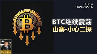 BTC日线继续震荡，山寨币小心二次探底！#bitcoin #比特币 #牛市