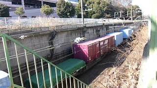 武蔵野線E231系各駅停車府中本町行と、EF66形電気機関車（＋コキ車）を撮った。北府中駅ー府中本町駅