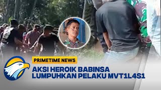 Aksi Heroik Babinsa Lumpuhkan Pelaku Mvt1l4s1